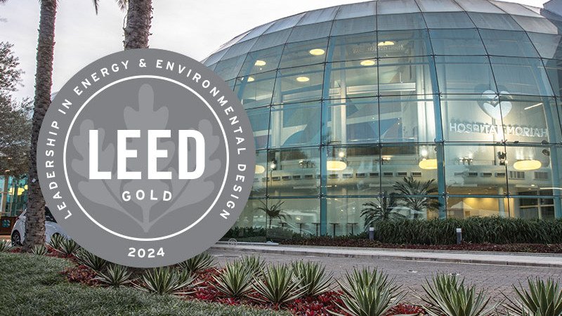 Hospital Moriah recebe o selo LEED Gold de sustentabilidade