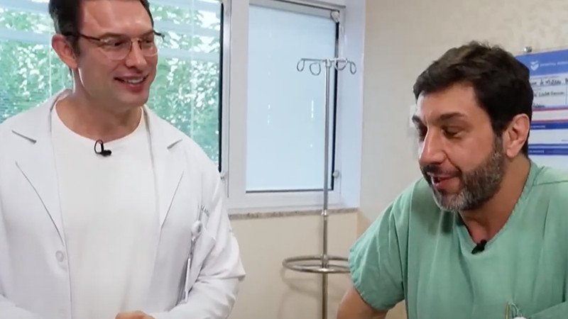 O Hospital: homem vai para a sala de cirurgia após sofrer fratura brincando de braço de ferro